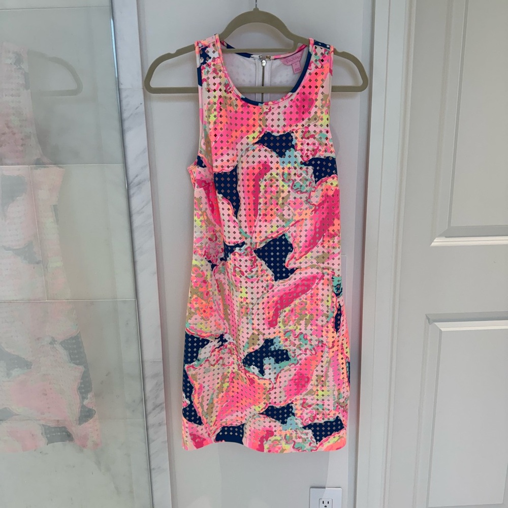 Lilly Pulitzer Pink colorful  Sleeveless Resort dress